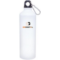 24 Oz. White H2go Classic Aluminum Water Bottle